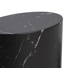 Load image into Gallery viewer, Mice Coffee Side Table Set In Beautiful Black Marble 2pcs 33x48x40cm