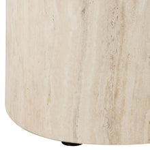 Load image into Gallery viewer, Mice Coffee Table Set In Travertine Stone 2pcs Oval Design Space Saving Furniture 33x48x40cm