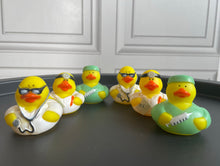 Load image into Gallery viewer, Doctors & Nurses Ducks, Set of 6 Doctors & Nurses Rubber Ducks From Our Duck Surgery. 'Doctor Ducks' from Ducks in Disguise