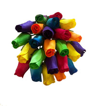 Load image into Gallery viewer, Bouquet Of 24 Mixed Bright Wooden Roses - Rainbow
