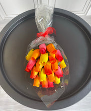 Load image into Gallery viewer, Bouquet Of 24 Mixed Yellow and Red Wooden Roses - Sunset