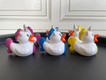 Load image into Gallery viewer, Unicorn Ducks, Set of 6 Rubber Unicorn Ducks in Bright Colours. 'Unicorn Ducks' from Ducks in Disguise