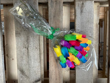 Load image into Gallery viewer, Bouquet Of 24 Mixed Bright Wooden Roses - Rainbow