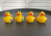 Load image into Gallery viewer, Surfer Ducks, Set of 4 Rubber Surfing Ducks With Surf Boards. 'Surfer Ducks' from Ducks in Disguise