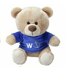 Load image into Gallery viewer, Adult Bad Manners Bear with Rude Slogan T shirt. 25cm Cute Teddy Bear with Naughty Words