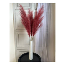Load image into Gallery viewer, Large Faux Pampas Grass 6 Stems 115cm Tall Fluffy Artificial Dried Flower Décor Many Colours