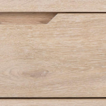 Load image into Gallery viewer, A-Line TV Unit With 2 Drawers And Shelf In White Oiled Oak 150x40x45cm