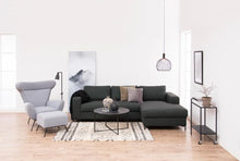 Load image into Gallery viewer, Alisma Designer Coffee Table Black Marble Print Round Glass Metal Frame 80cm
