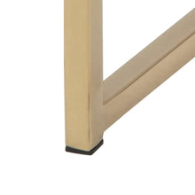 Load image into Gallery viewer, Alisma Coffee Table With White Marble Look Top And Gold Metal Frame 80cm