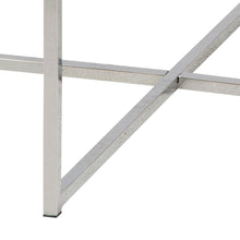 Load image into Gallery viewer, Alisma Coffee Table In A Choice Of Silver, Gold Or Black Metal Frame 80cm