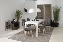 Load image into Gallery viewer, Angela White High Gloss Dining Table With Drawer, Quality Dining Furniture 150x80x76cm