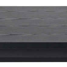 Load image into Gallery viewer, Angus Black Ash Melamine Dining Table With Powder Coated Solid Metal Base 200cm Seats 8