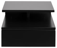 Load image into Gallery viewer, Ashlan Wooden Bedside Wall Table In Oak, Black, White Or Grey