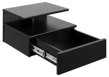 Load image into Gallery viewer, Ashlan Wooden Bedside Wall Table In Oak, Black, White Or Grey