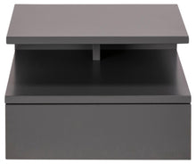 Load image into Gallery viewer, Ashlan Wooden Bedside Wall Table In Oak, Black, White Or Grey