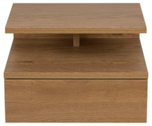 Load image into Gallery viewer, Ashlan Wooden Bedside Wall Table In Oak, Black, White Or Grey