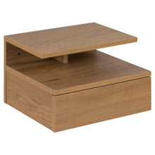 Load image into Gallery viewer, Ashlan Wooden Bedside Wall Table In Oak, Black, White Or Grey