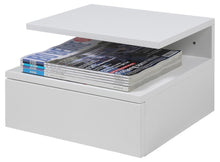 Load image into Gallery viewer, Ashlan Wooden Bedside Wall Table In Oak, Black, White Or Grey