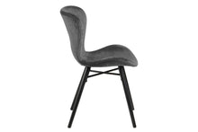 Load image into Gallery viewer, Beautiful Batilda Grey Upholstered Fabric Dining Chair, Set Of 2
