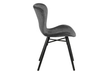 Load image into Gallery viewer, Beautiful Batilda Grey Upholstered Fabric Dining Chair, Set Of 2