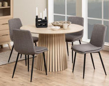 Load image into Gallery viewer, Becca Grey Fabric Dining Chair With Metal Legs, Set Of 4 Chairs