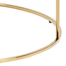 Load image into Gallery viewer, Bolton Coffee Table With Round White Marble Glass 80cm