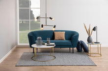 Load image into Gallery viewer, Bolton Coffee Table With Round White Marble Glass 80cm