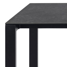 Load image into Gallery viewer, Brentford Dining Table With Glass Ceramic Top 200cm With Metal Base, Seats Up to 8 People