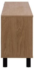 Load image into Gallery viewer, Beautiful Brighton Oak Buffet Sideboard Cabinet In Modern Herringbone Design 150x40x71cm