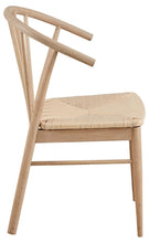 Load image into Gallery viewer, Cassandra White Solid Oak Quality Paper Plaited Dining Chair, Set Of 2 Chairs