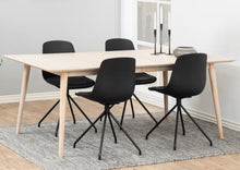 Load image into Gallery viewer, Century Dining Table Beautiful Oak White Pigmented 6 Seat 200x100x75.3 cm