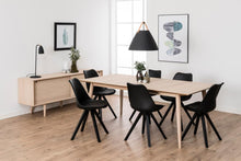 Load image into Gallery viewer, Century Dining Table Beautiful Oak White Pigmented 6 Seat 200x100x75.3 cm