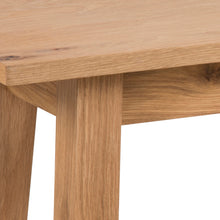 Load image into Gallery viewer, Stylish Chara Oak Bench Oil Treated Modern Dining Furniture Range 110x38x46