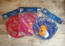 Load image into Gallery viewer, Crab Drop Nets with Spring Loaded Bait Holder Large 30cm Netting Trap with 11m of Rope and Plastic Bait Clip for Crabbing No Hooks