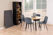 Load image into Gallery viewer, Delmy Dining Chairs In Comfort Fabric Grey, Set Of 4, Next Day Delivery