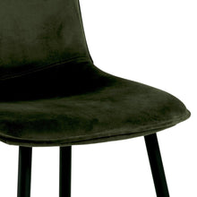 Load image into Gallery viewer, Delmy Dining Chairs In Olive Green Lloyd Fabric, Set Of 4, Next Day Delivery