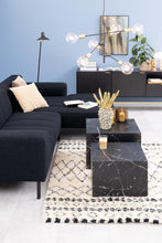 Load image into Gallery viewer, Dice Dadi Designer Coffee Table Set In Black Marble Large Square Display Units