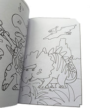 Load image into Gallery viewer, A4 Colouring Books with Stickers & Colouring Pencils Included, Choose a Theme - Pets, Dinosaurs, Ballet, Princess, Superhero