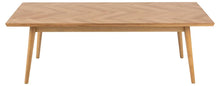 Load image into Gallery viewer, Dorney Coffee Table With Oak Rectangle Herringbone Design 140x70cm