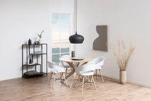 Load image into Gallery viewer, Duncan Desiderio Dining Table With 120cm Round Top And Angled Legs, 4-6 Seats