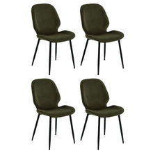 Load image into Gallery viewer, Elegant Femke Olive Green Designer Dining Chair, Set Of 4 Chairs