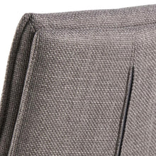 Load image into Gallery viewer, Fabulous Flynn Designer Bar Stool In Light Grey Fabric And Metal Legs x 2 Barstools