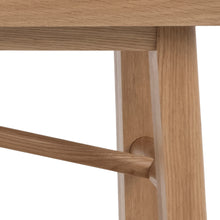 Load image into Gallery viewer, Gorgeous Long 2 Metre Galway Bench, Solid Lacquered Oak & Veneer Large Bench 200x36x45 cm