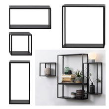 Load image into Gallery viewer, Set Of 4 Geelong Wall Units For Modern Home Shelving Display 60x20x60cm