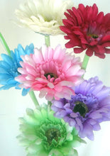 Load image into Gallery viewer, Small Head Silk Gerbera Flower Stem Quality Artificial Flowers 55cm