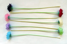 Load image into Gallery viewer, Small Head Silk Gerbera Flower Stem Quality Artificial Flowers 55cm