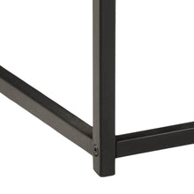 Load image into Gallery viewer, Gila Large Rectangular Coffee Table With Black Shelf And Metal Base 120x60x42cm