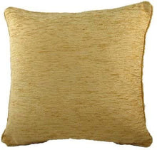 Load image into Gallery viewer, Luxury Thick Chenille Savannah Cushion 17" Piped Edge Square Cushion Cover and Polyester Inner made by Evans Lichfield