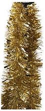 Load image into Gallery viewer, 2 metres of gold christmas tinsel