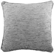Load image into Gallery viewer, Luxury Thick Chenille Savannah Cushion 22" Piped Edge Square Cushion Cover and Polyester Inner made by Evans Lichfield